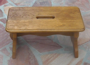 Schemel Hocker Trittschemel aus Massivholz EicheTritthocker TOP