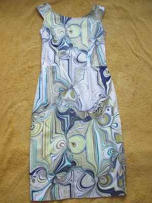 NEU 1960er Jahre Retro Style Business Freizeit Cocktail Etui Midi Kleid ViloNNa COLLECTION 36- 38  S