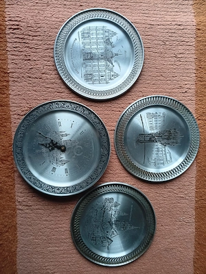 Mainzer Teller und Mainzer Wanduhr, dekorativ und wertig