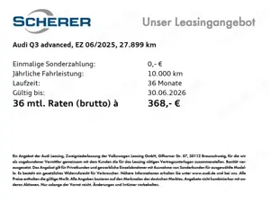 Audi Q3 advanced 35 TFSI Navi Plus Kamera S tronic Bild 2