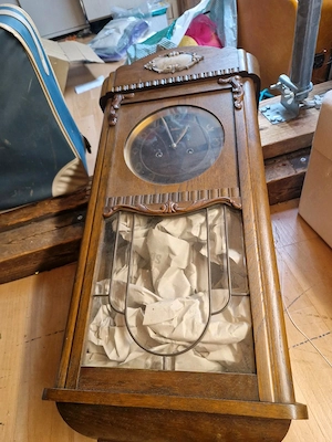 Regulator Junghans, Wanduhr, Pendeluhr mit Gong