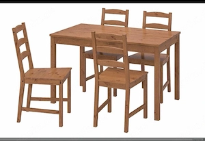 Esstisch mit 4 Stühle in Echtholz, Kiefer, neuwertig, Tisch