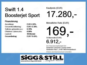 Suzuki Swift 1.4 Boosterjet Sport LED*ACC*NAV*SHZ*CAM*TWA Bild 3