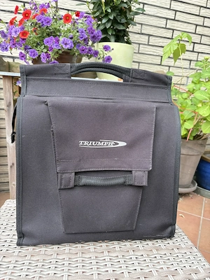 Hochwertige Triumph Fahrradtaschen -schwarz- 