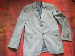NEU mit ETIKETT Freizeit Business Schurwolle Herren Anzug BLAZER SAKKO Jacke ESPRIT 48- 50  M blau