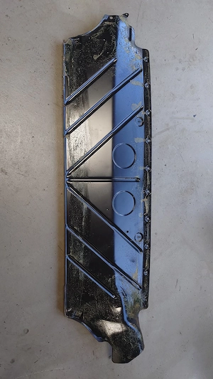 Trennwand Trennblech R107 W107 Kofferraum, top Zustand Bild 5