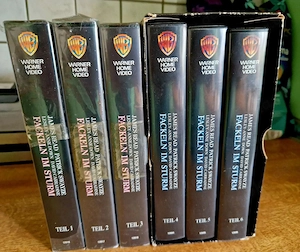Fackeln im Sturm Teil 1-6 mit Patrick Swayze, VHS-Kassetten