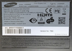 32 Zoll 4K UHD Grafik Monitor U32E850R-SAMSUNG