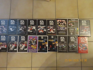 Formel 1  80er 90er Jahresvideos  auf VHS, Collection zu verkaufen !