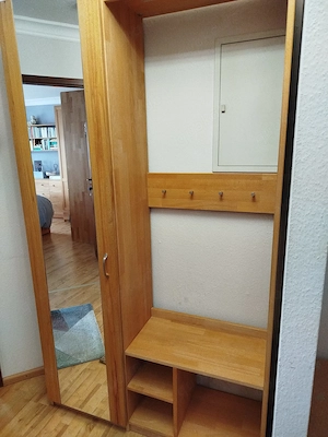 Echtholz-Garderobe Buche