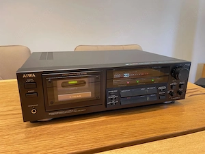 AIWA AD-F880 3-Head Tapedeck, optisch top, defekt! schwarz DOLBY B C