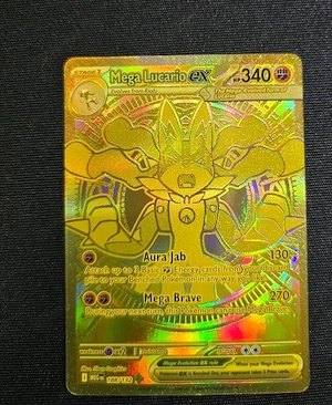 mega Lucario Ex Gold 188 132 Pokemon 