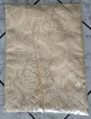 Tischdecke neu, rund, mega groß XL, Farbe beige zu verkaufen !!! Bild 3