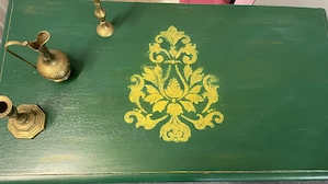 Holzkommode-DIY-Shabby Chic-London Green- Unikat Bild 2