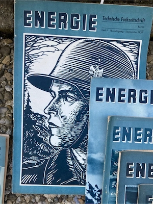 ENERGIE Technische Fachzeitschrift 1939 1942 Original WWII Industrie Technik Magazin Berlin