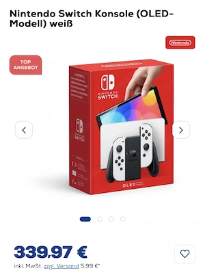Nintendo Switch OLED   Neu & OVP   Ungeöffnet