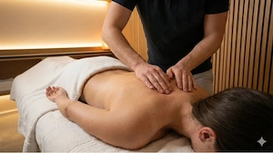 Entspannte RelaxMassage bei dir vor Ort.