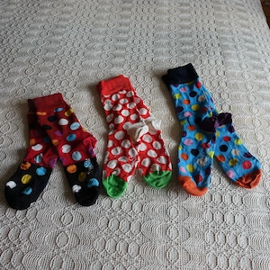Damen - Socken, Happy Socks, 14 Paar, Gr. 39-42, jedes Paar 2,90 Euro