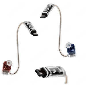 1x Paar Links+Rechts 3-85 Oticon miniFit DETECT Hörer Hörleitung