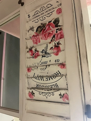 Badschrank Hängeschrank Wandschrank -DIY- Vintage Bild 2