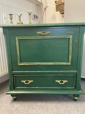Holzkommode-DIY-Shabby Chic-London Green- Unikat