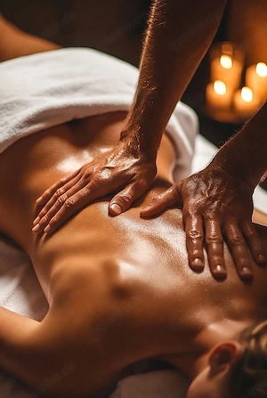 Entspannende Wellness-Massage für Frauen