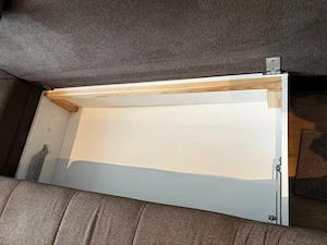 Ecksofa Braun (260x170cm) mit Schlaffunktion & Bettkasten