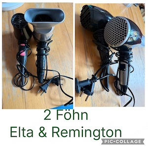 zwei föhn : elta und remington