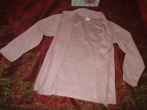 NEU Kuschelig Fleecé Wohlfühl Reißverschluss Zipper Jacke Cardigan Gr. 36- 38  S rosequarz rosé Bild 3