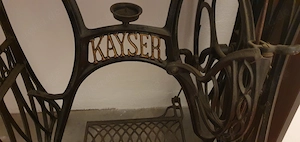 Nostalgische Nähmaschine Fa.Kayser aus Kaiserslautern