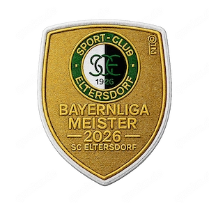 Meisterpatch SC Eltersdorf  Bayernliga fürs Trikot zum Aufbügeln 