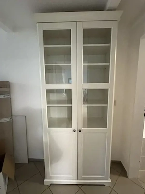 Küchenschrank, Holz, weiß,