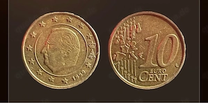 belgische 10Cent Münze 1999