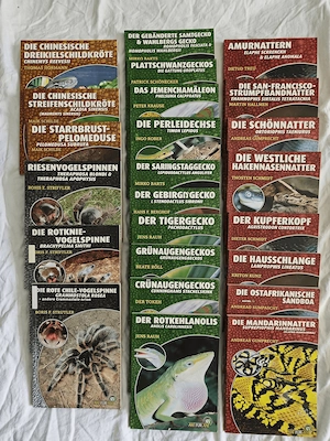 Riesige Terraristik-Bibliothek zu verkaufen! 30+ Fachbücher