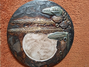 2 Wandteller, Ruscha Art