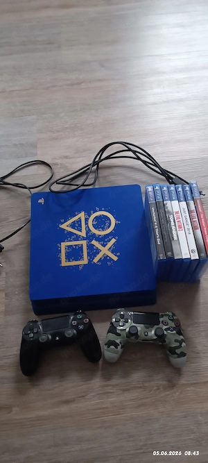Ps4 Days of Play mit 2 original Controller & 7 Spielen + Netzkabel & HDMI kabel