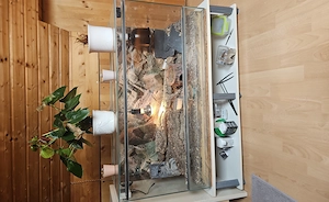 Terrarium 100x40x50 mit Unterschrank