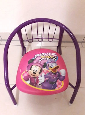 Kinderstuhl Stuhl Alu Stuhl von Minnie Maus neuwertig , Disney 