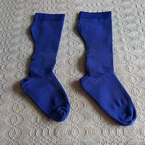 Damen - Kompressionsstrümpfe Wadenstrümpfe, blau, Gr. 39 M - Juzo
