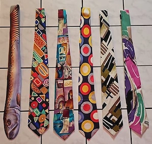 6 Design Krawatten