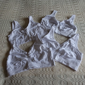 Damen - Bustier, Basic, weiß, Ergee, Gr. L, ohne Polster