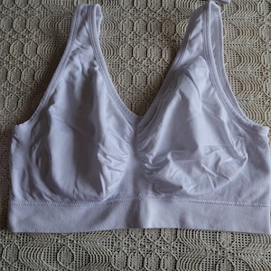 Damen - Bustier, Basic, weiß, Ergee, Gr. L, ohne Polster