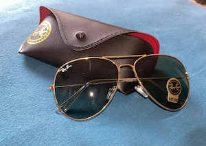 Neue AVIATOR Ray-Ban Sonnenbrille gold