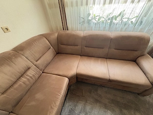 POLSTERMÖBEL Ecksofa - braun - Liegefunktion