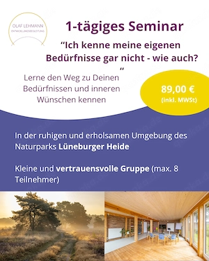 1-Tages Seminare zu verschiedenen Gesundheitsthemen