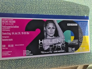 1x Helene Fischer Hamburg 4.7.26 Konzert 