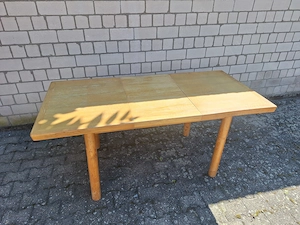 Esstisch, Holz, massiv, zum Ausziehen