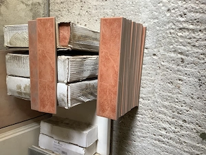 Neue Sockelleisten 33x8 cm, teracotta, 117 Stück - (Preis pro St)