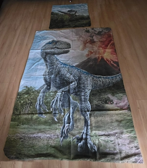 Jurassic World  Bettwäsche-Set, Bettbezug + Kissenbezug