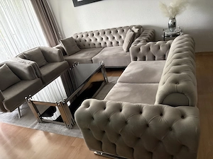 Sofa set 3,2 sitzer 2 Stück einzeln 